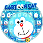 Ikon apk Blue Cartoon Cat Keyboard Theme