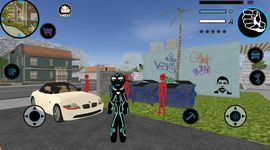 Скриншот 5 APK-версии Neon Iron Stickman Rope Hero City Gangstar Mafia