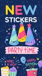 Screenshot 7 di Buon compleanno Adesivi (WAstickerApps) apk