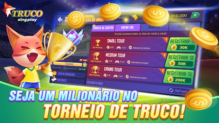 Truco ZingPlay: Jogo de cartas online grátis para Android - Download