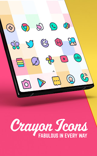 Crayon Icon Pack 4.1 Android - Tải