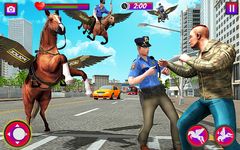 Captura de tela do apk Flying Horse Police Chase : US Police Horse Games 2