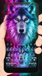 Neon Wolf New Tastatur-Thema Screenshot APK 3