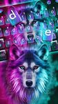 Neon Wolf New Klavye Teması ekran görüntüsü APK 2