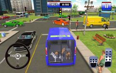 Policía perro transporte camión conductor sim 3D captura de pantalla apk 4