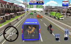 Policía perro transporte camión conductor sim 3D captura de pantalla apk 1