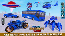 버스 로봇 자동차 변환 전쟁 - 경찰 로봇 게임의 스크린샷 apk 11