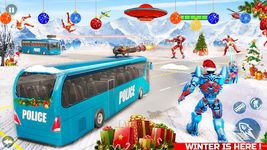 버스 로봇 자동차 변환 전쟁 - 경찰 로봇 게임의 스크린샷 apk 3