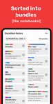 Bundled - notes, lists, writing. ekran görüntüsü APK 5