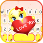 Tema Keyboard Love You Emoji