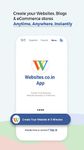 Tangkapan layar apk Pembuat Situs Web Instan: Websites.co.in 13