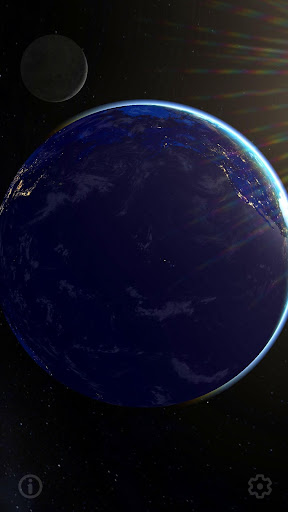 3D Earth & Real Moon. Live Wallpaper.  Android - Tải