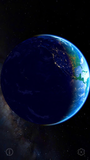 3D Earth & Real Moon. Live Wallpaper.  Android - Tải