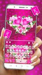 Tangkap skrin apk Pink Rose Flower keyboard 4
