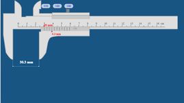 Tangkapan layar apk Vernier Caliper (offline version) 2