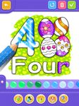 Captură de ecran Glitter Number and letters coloring Book for kids apk 4