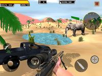 Captura de tela do apk Caça Animal: Safari 4x4 shooter de ação armada 13