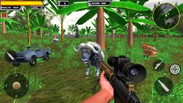 Captura de tela do apk Caça Animal: Safari 4x4 shooter de ação armada 10