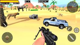 Captura de tela do apk Caça Animal: Safari 4x4 shooter de ação armada 19