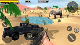 Captura de tela do apk Caça Animal: Safari 4x4 shooter de ação armada 18
