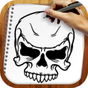 Aprender a Dibujar Calaveras Tatuajes apk icono