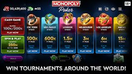 Tangkap skrin apk MONOPOLY Poker - Texas Holdem 20