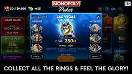 MONOPOLY Poker - The Official Texas Holdem Online captura de pantalla apk 18