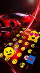 Racing Red Sports Car Keyboard Theme screenshot apk 1