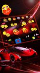 Racing Red Sports Car Keyboard Theme screenshot apk 