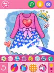 Captură de ecran Glitter dress coloring and drawing book for Kids apk 11