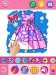 Glitter dress coloring and drawing book for Kids Screenshot APK 10