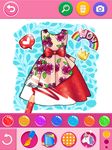 Tangkapan layar apk Glitter dress coloring and drawing book for Kids 7