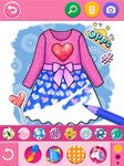 Tangkapan layar apk Glitter dress coloring and drawing book for Kids 6