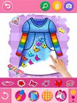 Glitter dress coloring and drawing book for Kids Screenshot APK 5