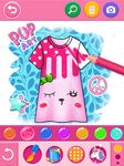 Screenshot 4 di Glitter dress coloring and drawing book for Kids apk