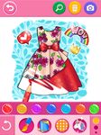 Glitter dress coloring and drawing book for Kids Screenshot APK 15