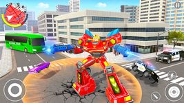 Flying School Bus Transform Robot Games screenshot APK 18