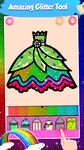 Captură de ecran Glitter Dresses Coloring Book For Kids apk 7