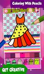 Скриншот 4 APK-версии Glitter Dresses Coloring Book For Kids