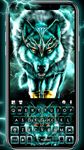 Tangkapan layar apk Tema Keyboard Thunder Neon Wolf 3
