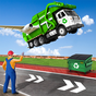 City Flying Garbage Truck driving simulator Game apk icon