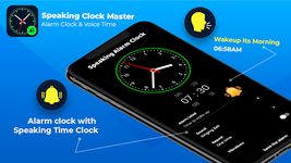 Speaking Clock Master : Time, weather & widget screenshot apk 3