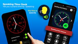 Speaking Clock Master : Time, weather & widget screenshot apk 