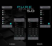 [EMUI 9.1]Pure Dark 5.0 Theme Screenshot APK 3