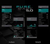 [EMUI 9.1]Pure Dark 5.0 Theme Screenshot APK 4