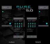 [EMUI 9.1]Pure Dark 5.0 Theme Screenshot APK 1