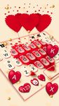 Thème de clavier Red Valentine Hearts capture d'écran apk 3