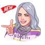 APK-иконка Bilie Eilish stickers for Whatsapp 2019