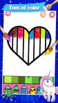 Screenshot 2 di Glitter Heart Love Coloring Book for Girls apk