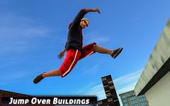 Gambar kota atap parkour 2019: pelari gratis 3d permainan 